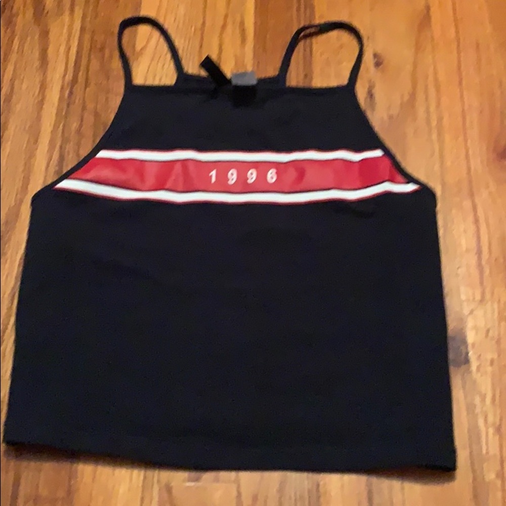 navy blue tank top